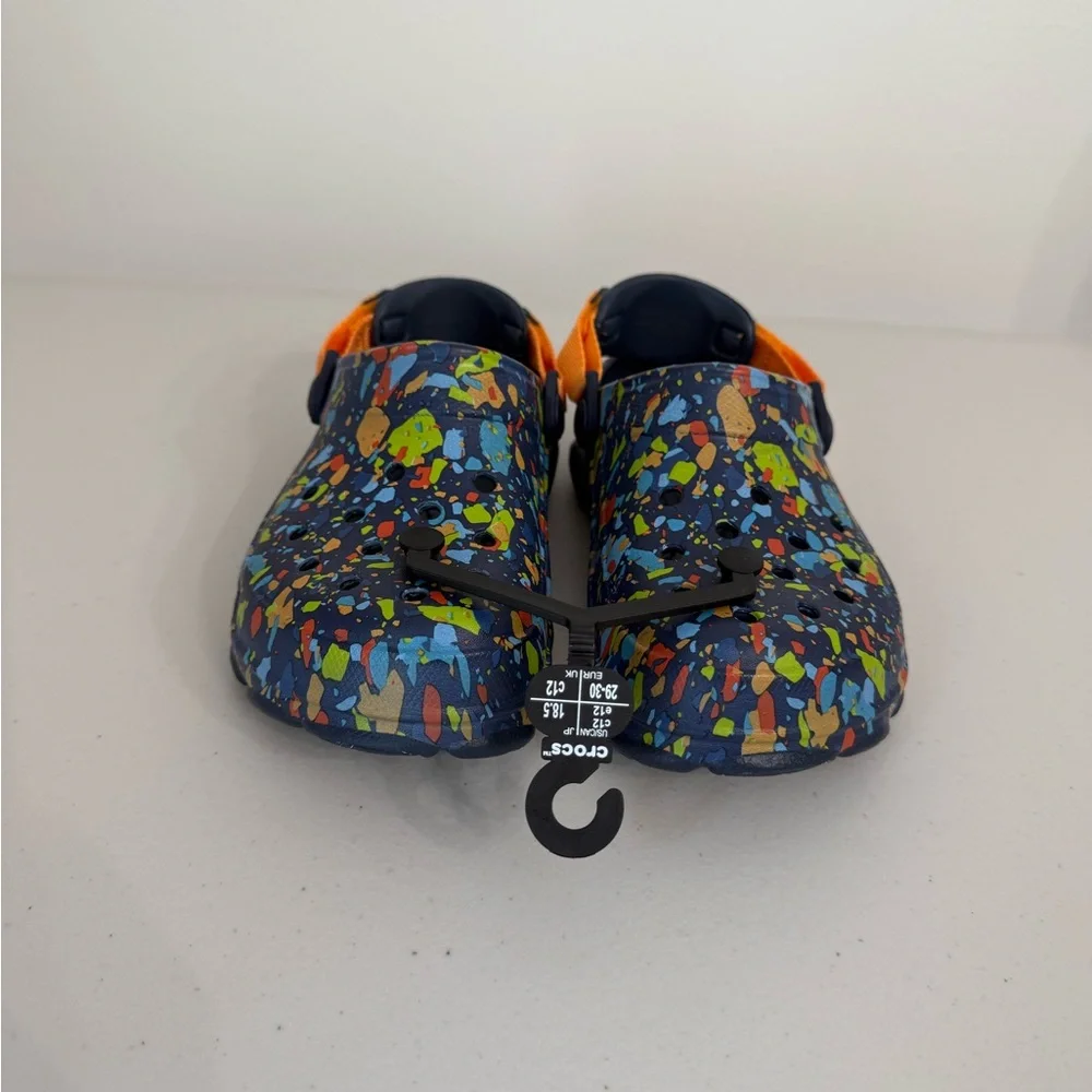 CROCS Childrens Classic All-Terrain Terrazzo Shoes C13